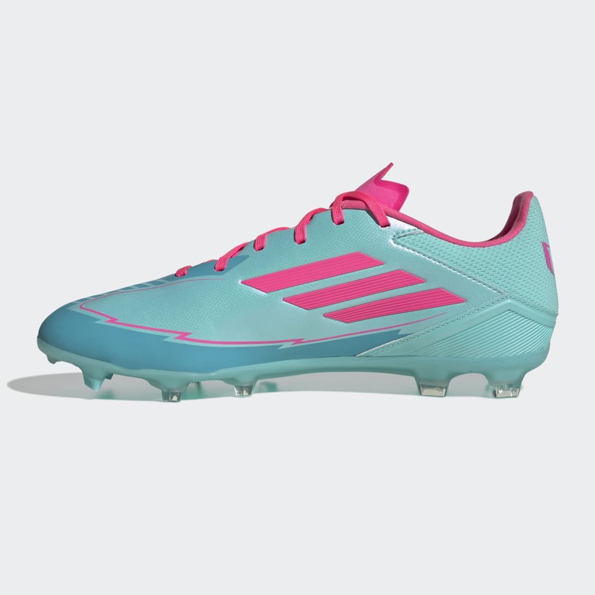 Chuteiras de Futebol Turf Unissexo F50 League Messi Turquesa-4