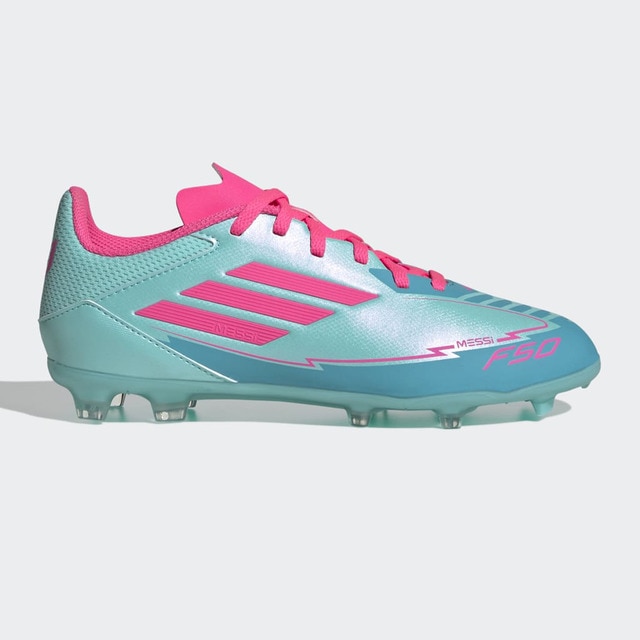 Imagen 0 de Botas de fútbol turf niños F50 League Messi Adidas