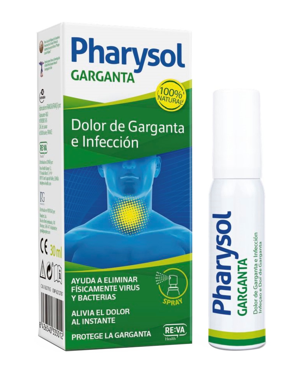 Spray Tratamiento Del Dolor Y La Infección De Garganta Pharysol 2