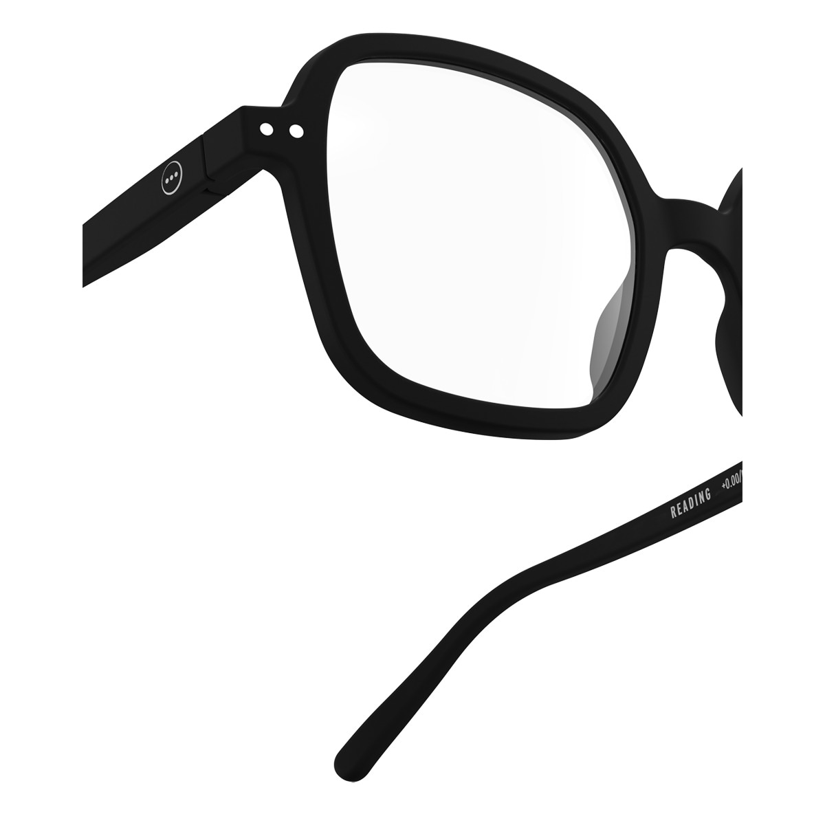 Óculos de Leitura #Office em Forma de Trapézio - Preto 3