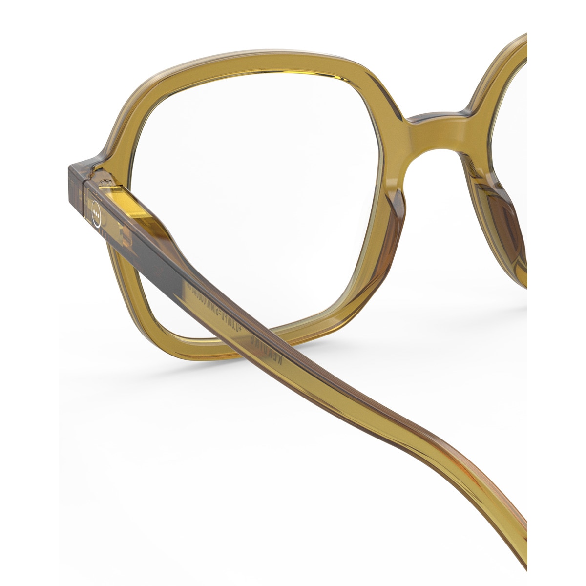 Óculos de Leitura #Office em Forma de Trapézio - Verde Golden 4
