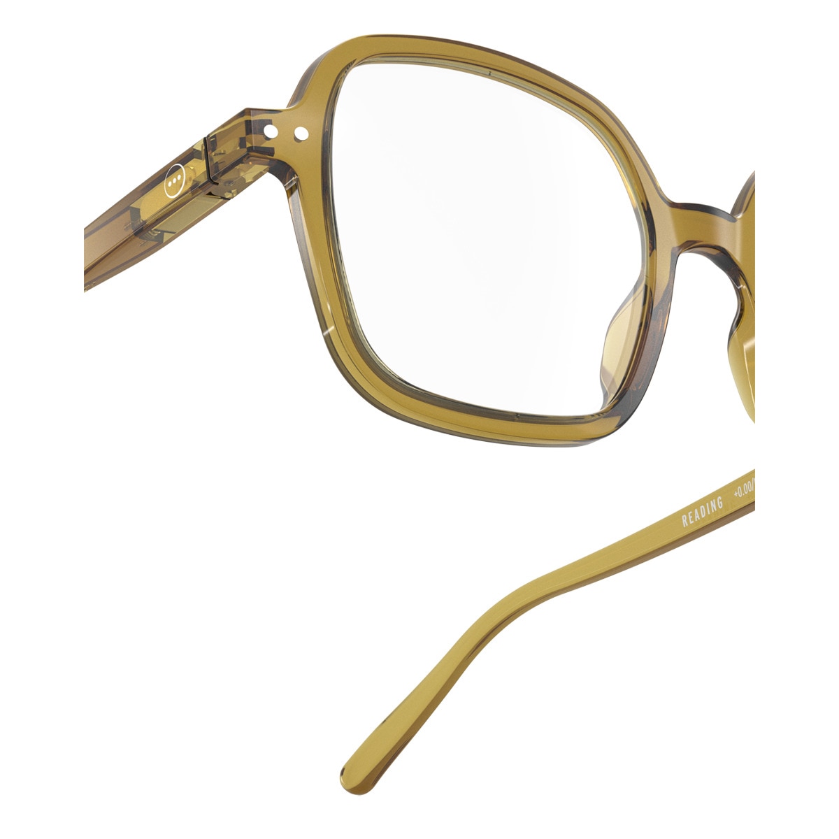 Óculos de Leitura #Office em Forma de Trapézio - Verde Golden 3