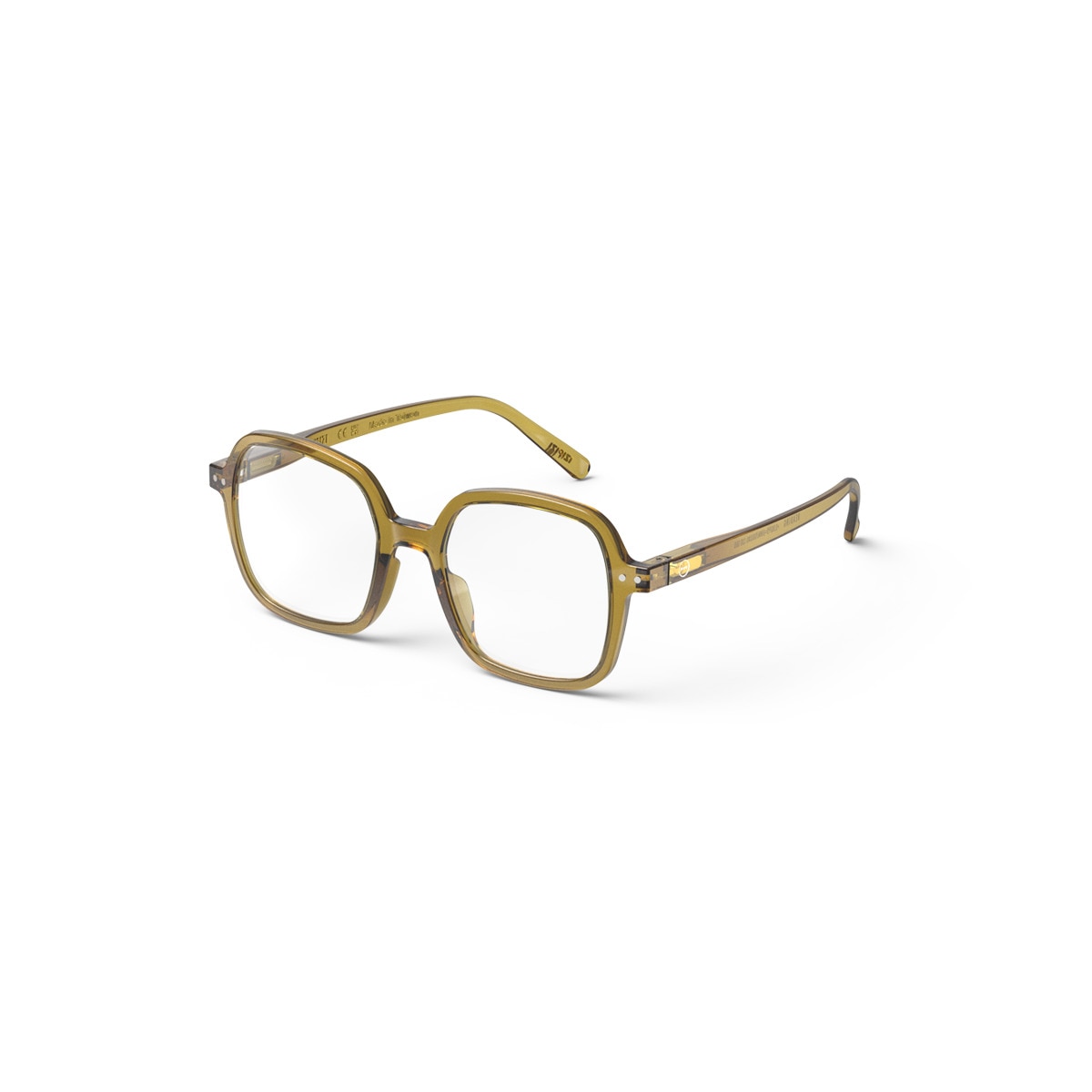 Óculos de Leitura #Office em Forma de Trapézio - Verde Golden 2