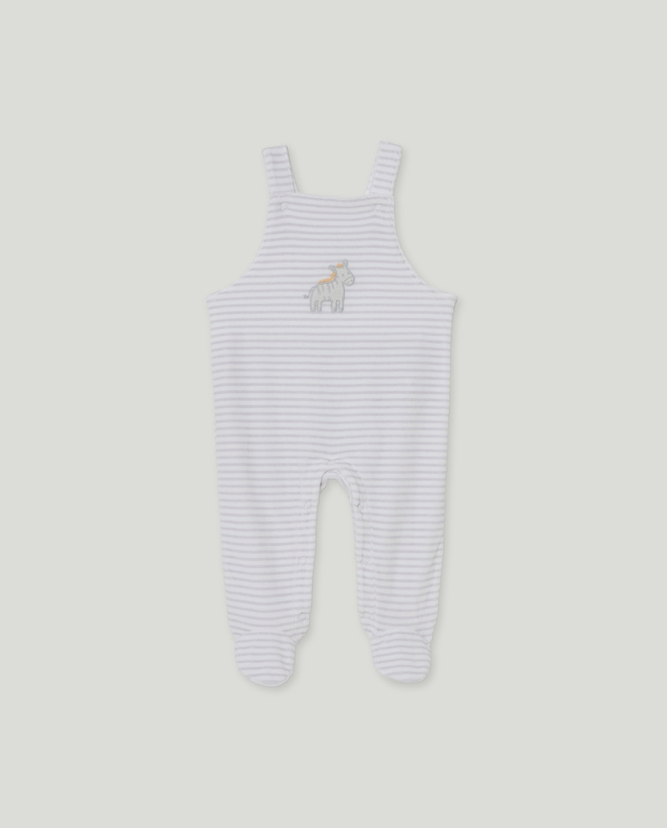 Imagem 0 de Jardineiras de Pijama de Bebé em Veludo