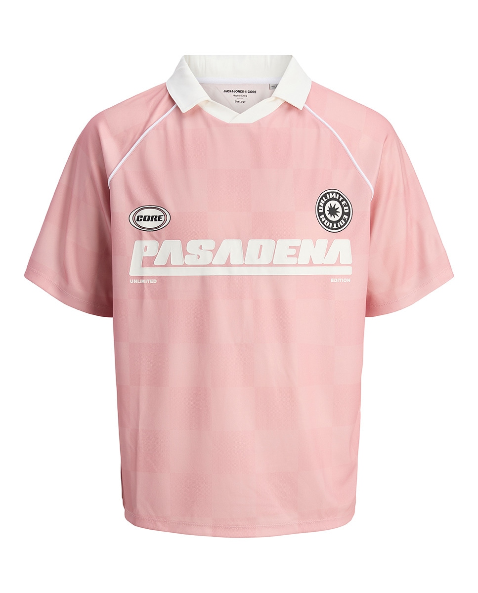 T-shirt Desportiva Loose Fit Rosa-7