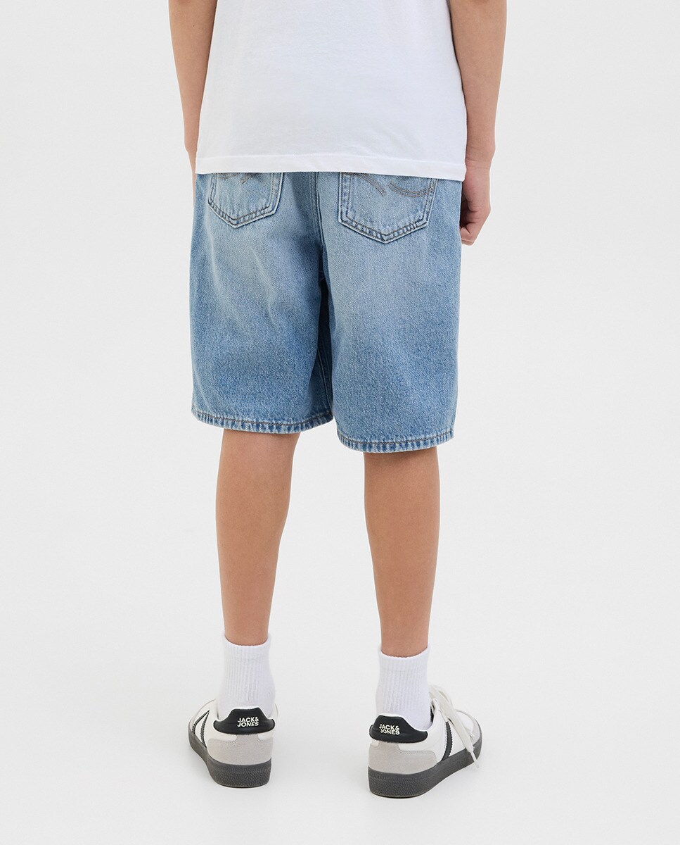Bermudas de Ganga Loose Fit Azul-claro-3