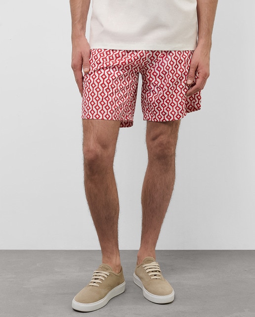 Imagen 0 de Bañador bermuda de hombre estampado geométrico