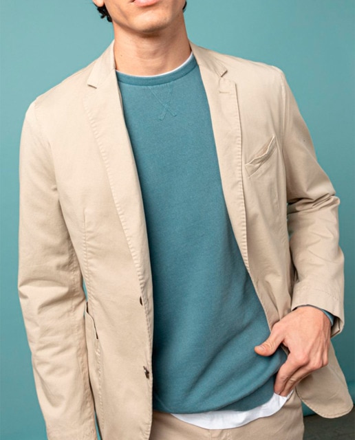 Imagen 0 de Blazer twill beige