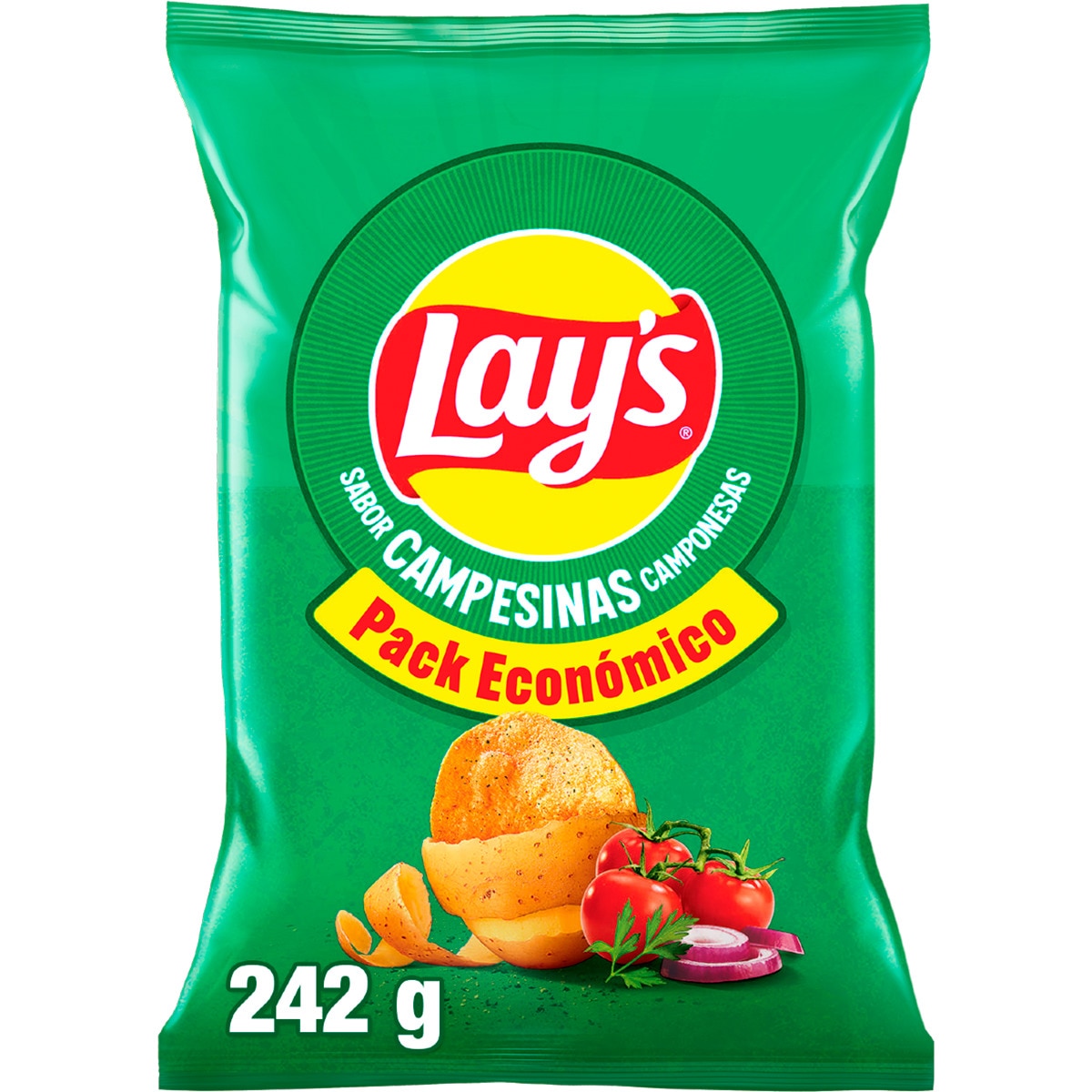 Batatas Fritas Camponesas embalagem 242 g