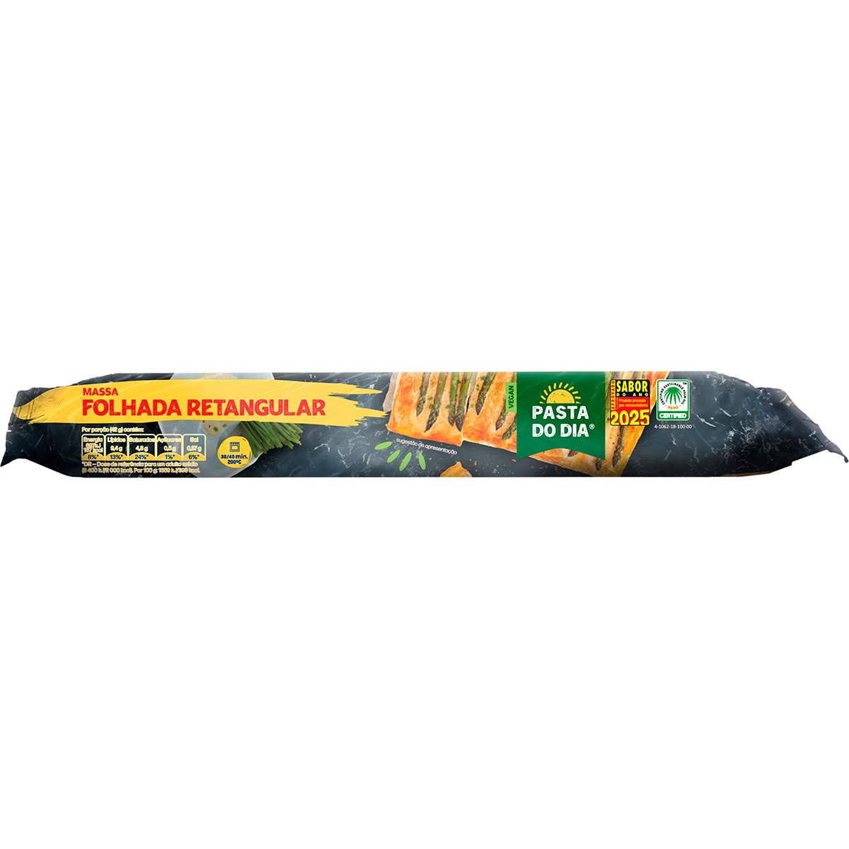 Massa Folhada Rectangular embalagem 250 g