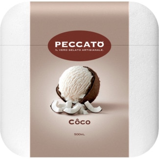 Gelado de Coco frasco 500 ml - Peccato