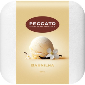 Gelado de Baunilha embalagem 500 ml - Peccato