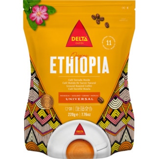 Café de Moagem Universal Lote Ethiopia embalagem 220 g - Delta