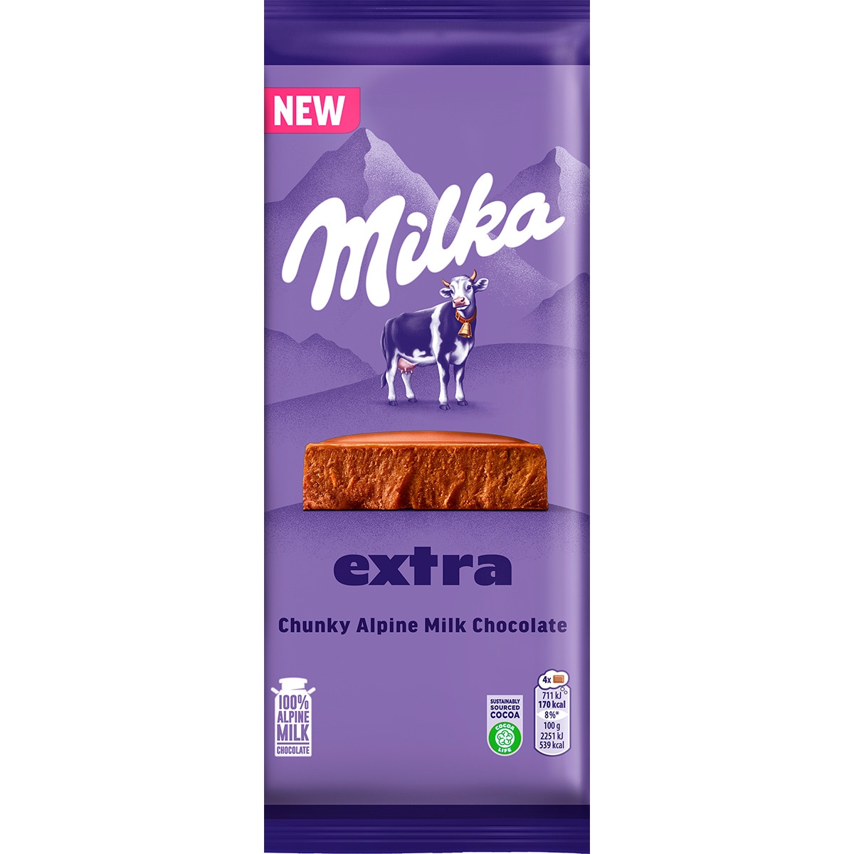 Chocolate de Leite tablete 190 g