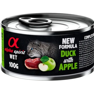 Alimento Húmido para Gato sabor Ananás lata 100 g - Alpha Spirit