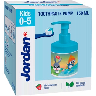Pasta de Dentes Criança Pump 0 a 5 Anos embalagem 150 ml - Jordan