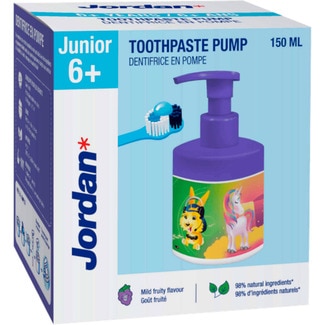 Pasta de Dentes Júnior Pump 6 a 12 Anos embalagem 150 ml - Jordan