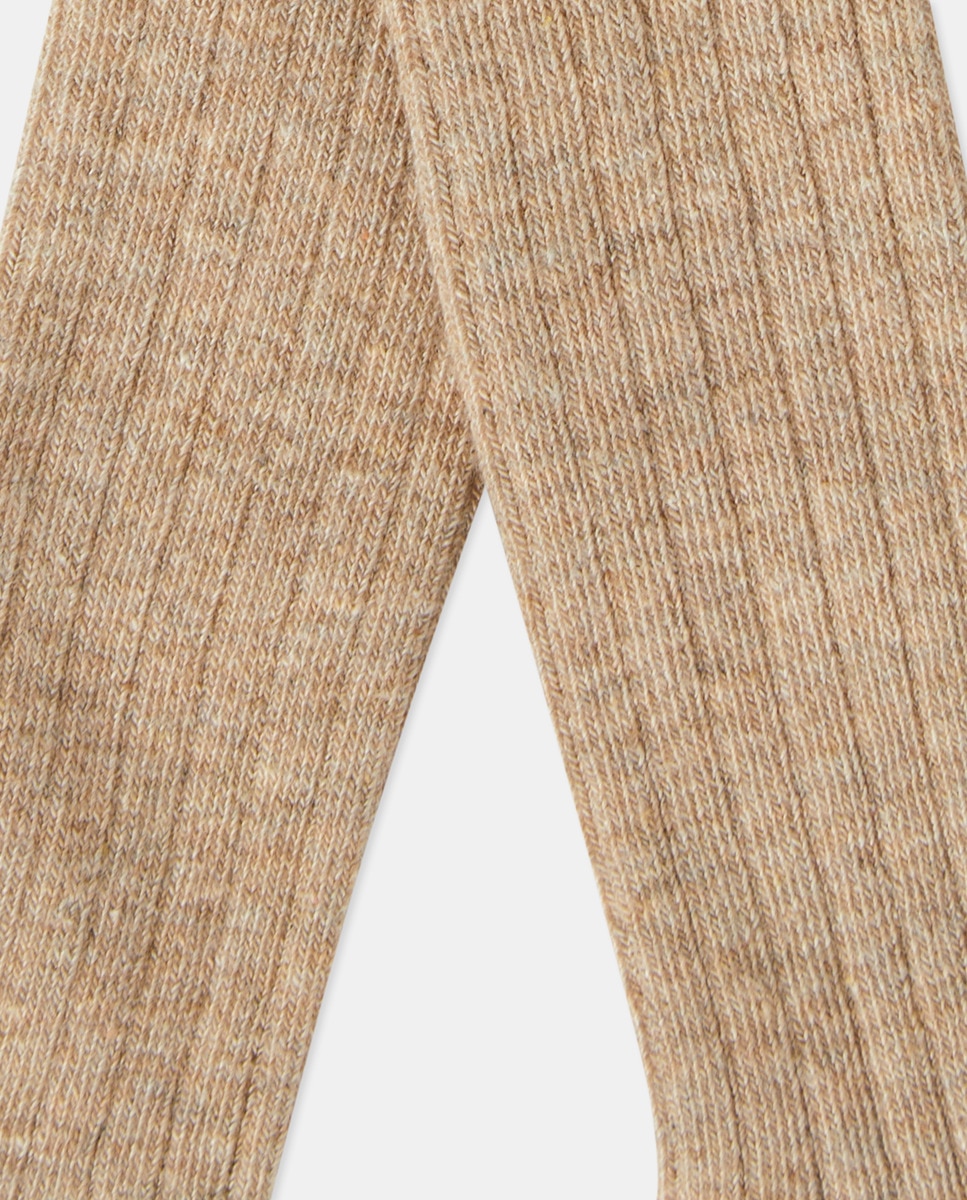 Pack 2 leotardos canalé de bebé niño - Cotton Juice - Beige Beige-3