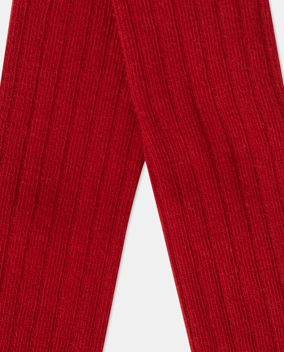 Pack de 2 Collants Canelados de Bebé 600 Vermelho-3