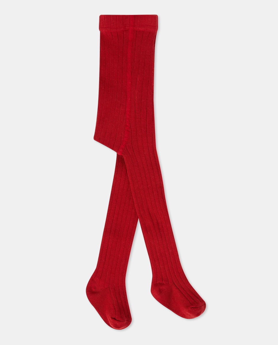 Pack de 2 Collants Canelados de Bebé 600 Vermelho-2