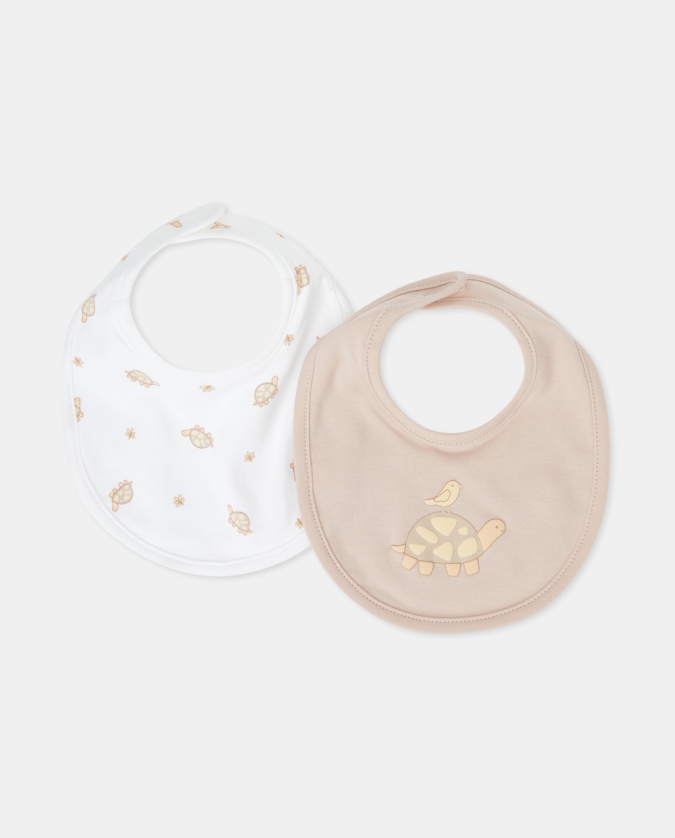 Pack de Dois Babetes de Bebé Rosa-1