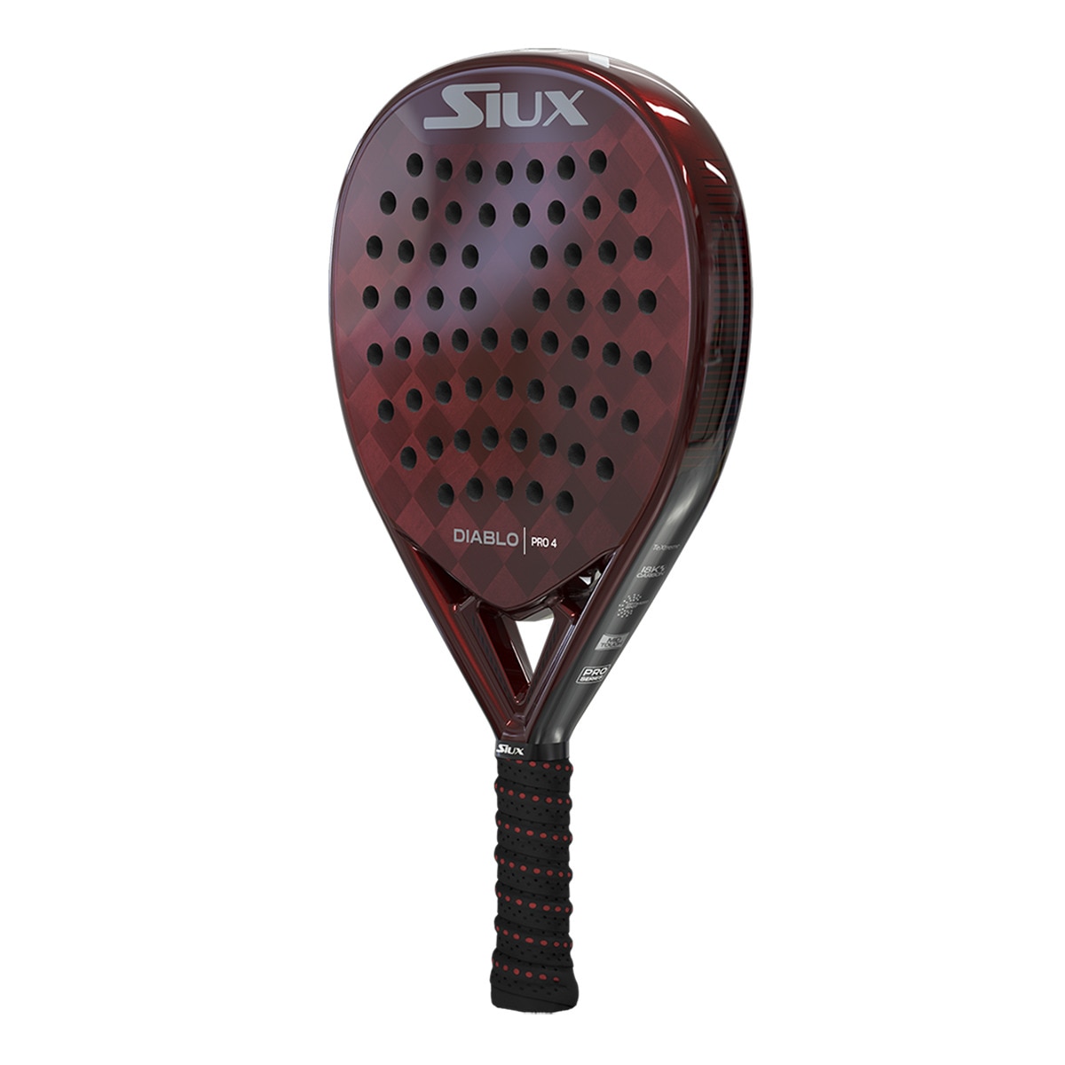 Raquete de Padel Diablo Pro 4 Preto / Vermelho-11