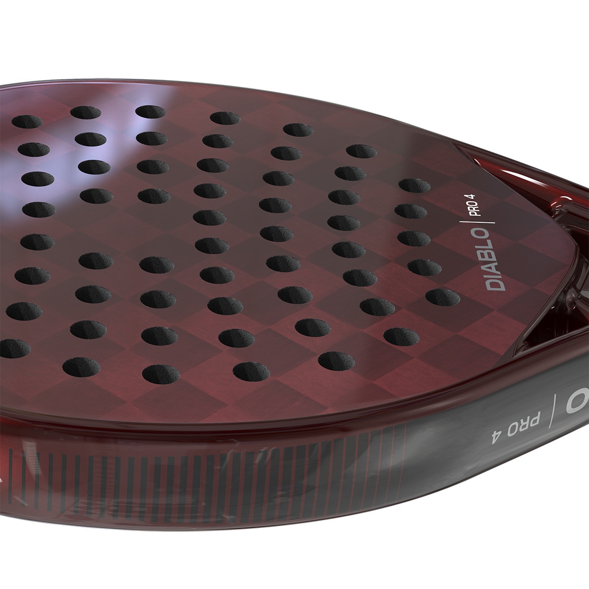 Raquete de Padel Diablo Pro 4 Preto / Vermelho-5