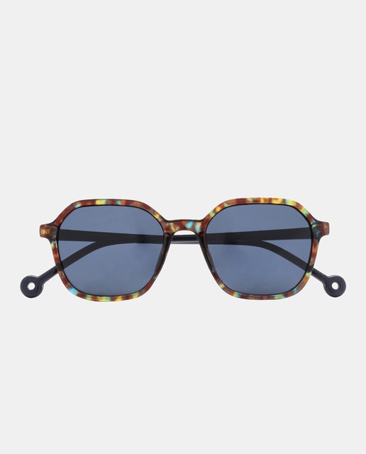 Imagem 0 de Óculos de Sol Unissexo Geométricos com Lentes Polarizadas - Azul