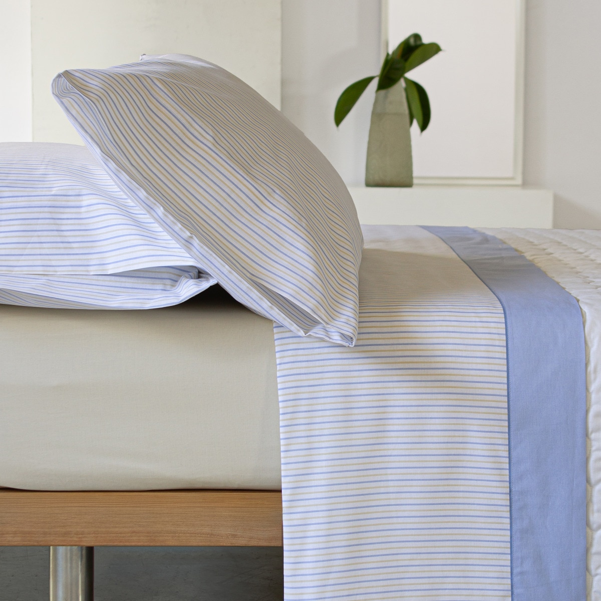 Juego de sábanas algodón Lynn Reig Marti Multicolor-1