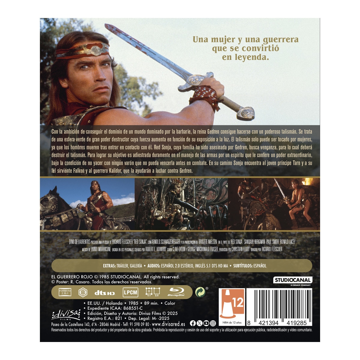 El guerrero rojo (Blu-Ray) 2