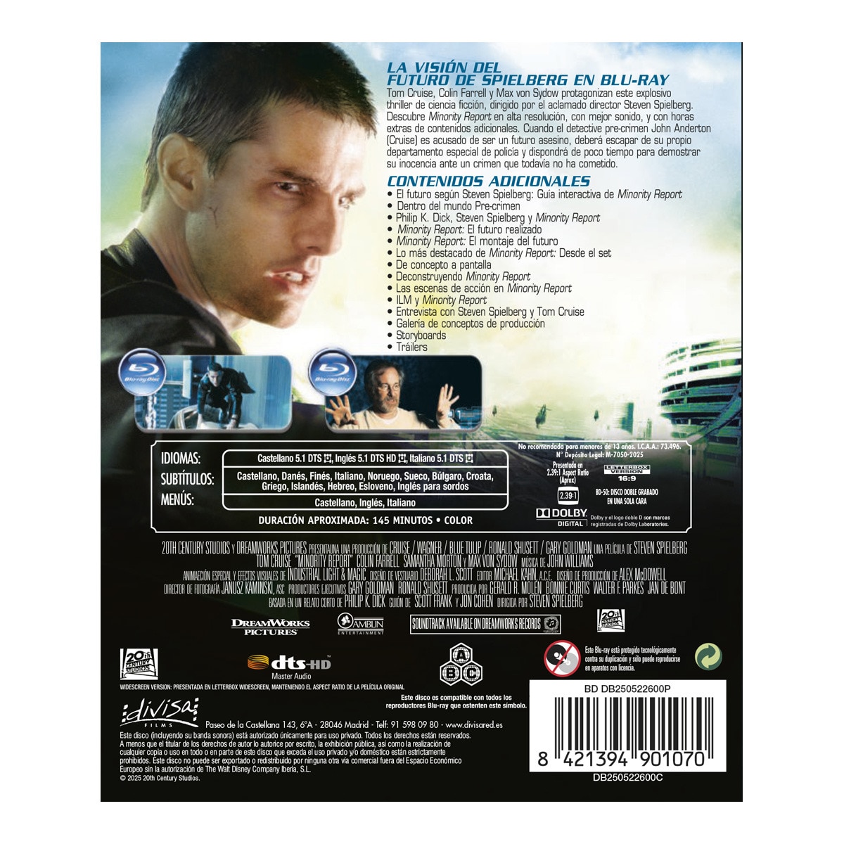 Minority report (Blu-Ray) 2