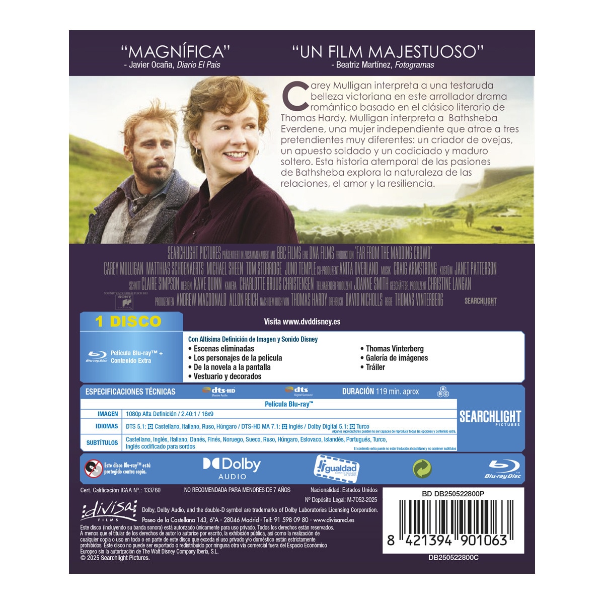 Lejos del mundanal ruido (Blu-Ray) 2