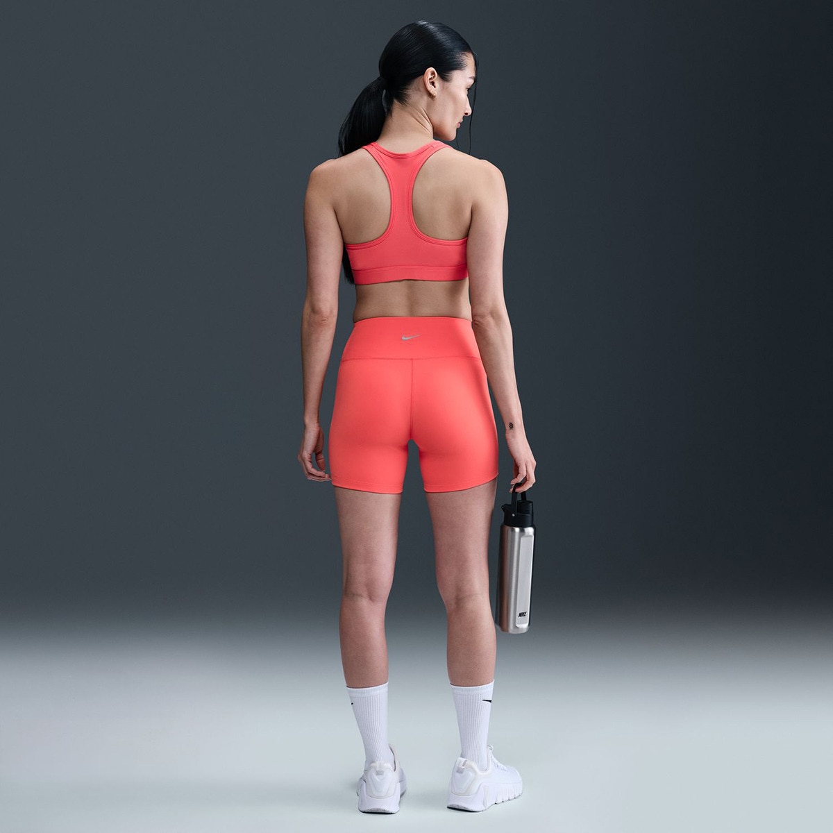 Leggings Tipo Calções de Mulher DF One 5'' Laranja-2