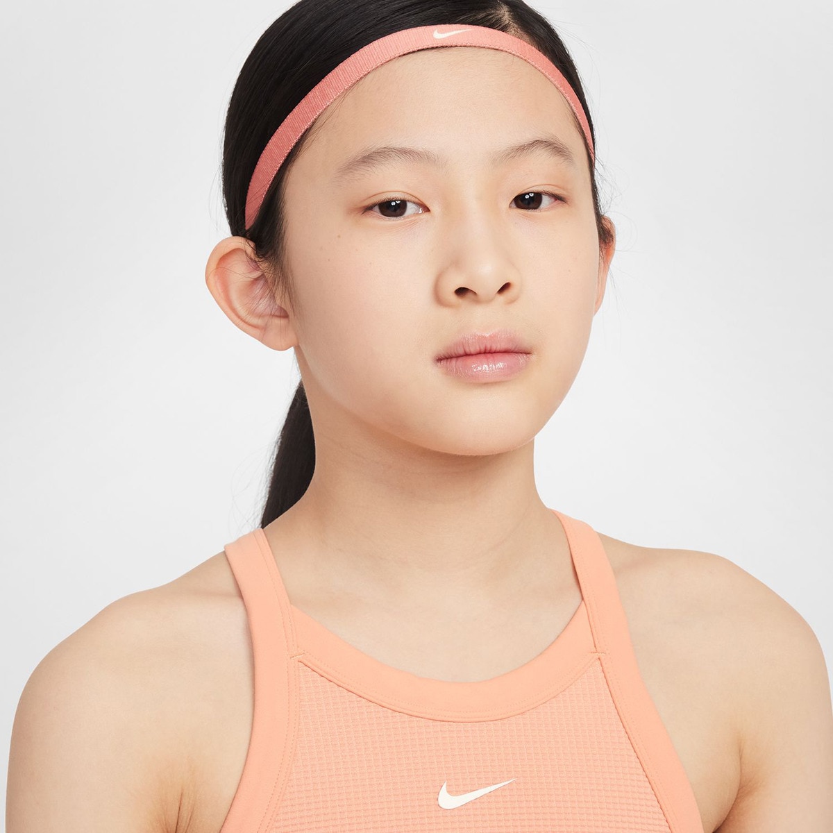 T-shirt de Menina Tank Bra Laranja-3