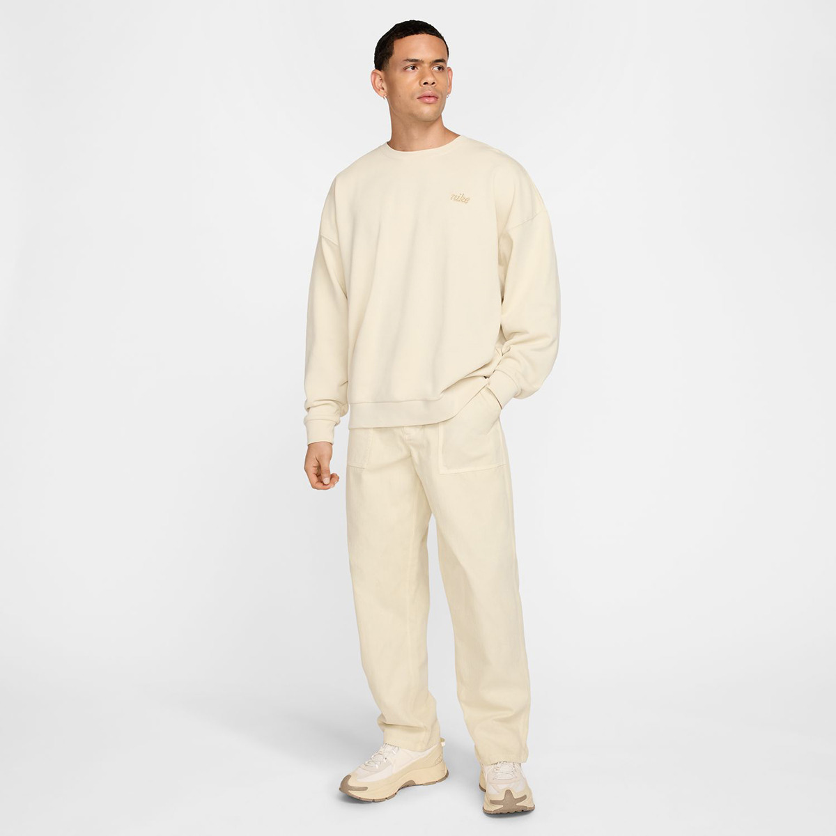 Sweatshirt de Homem Club OS Crew LBR Caqui-6