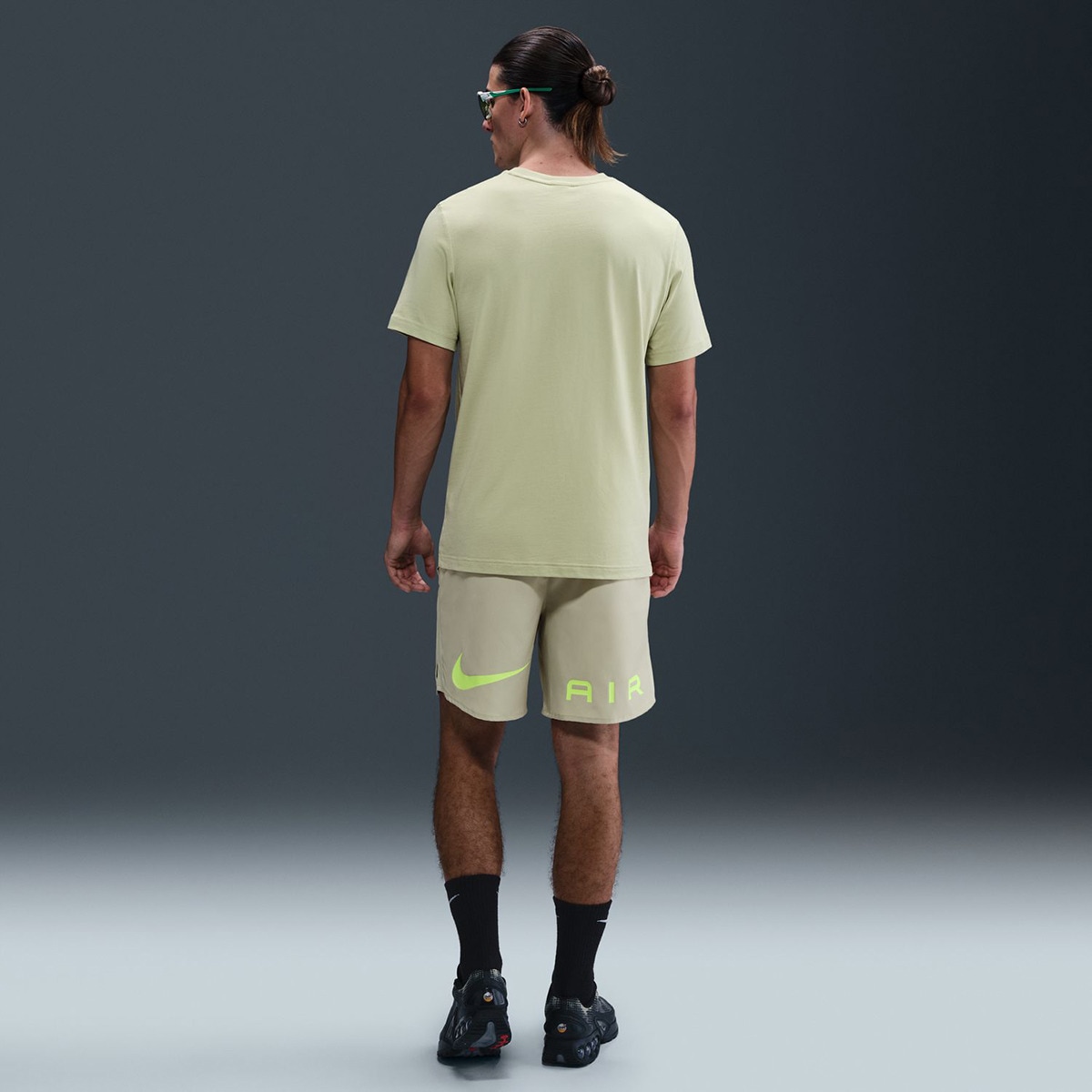 T-shirt de homem Air Nike Verde-2