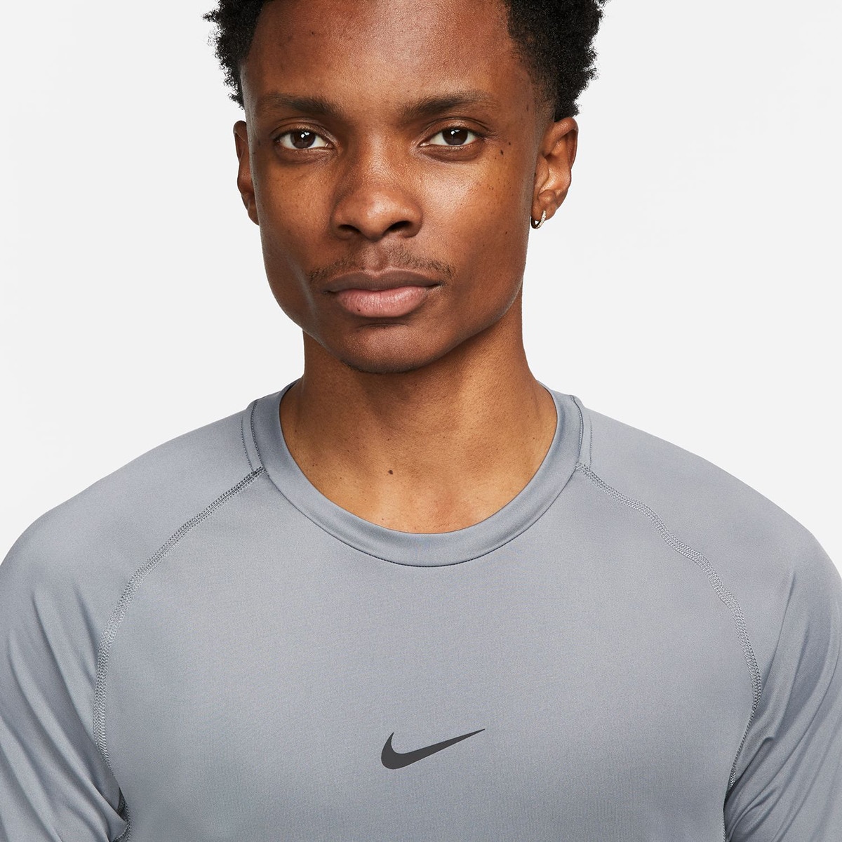 T-shirt de homem Pro Nike Cinzento-3