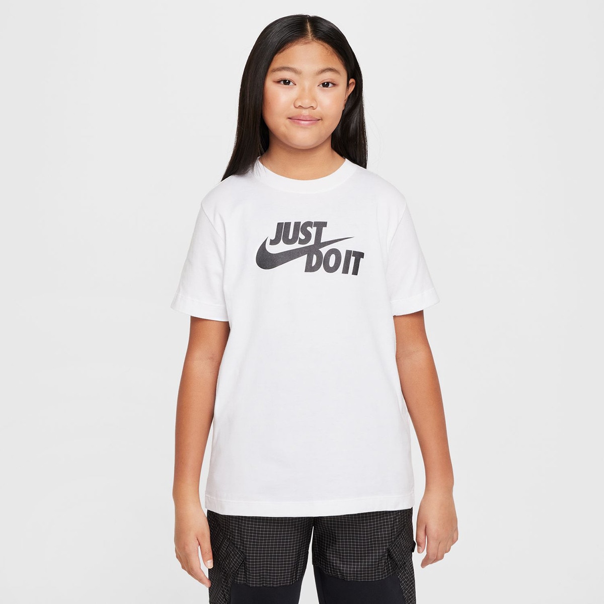 T-shirt de menino Sportswear Nike Branco-1