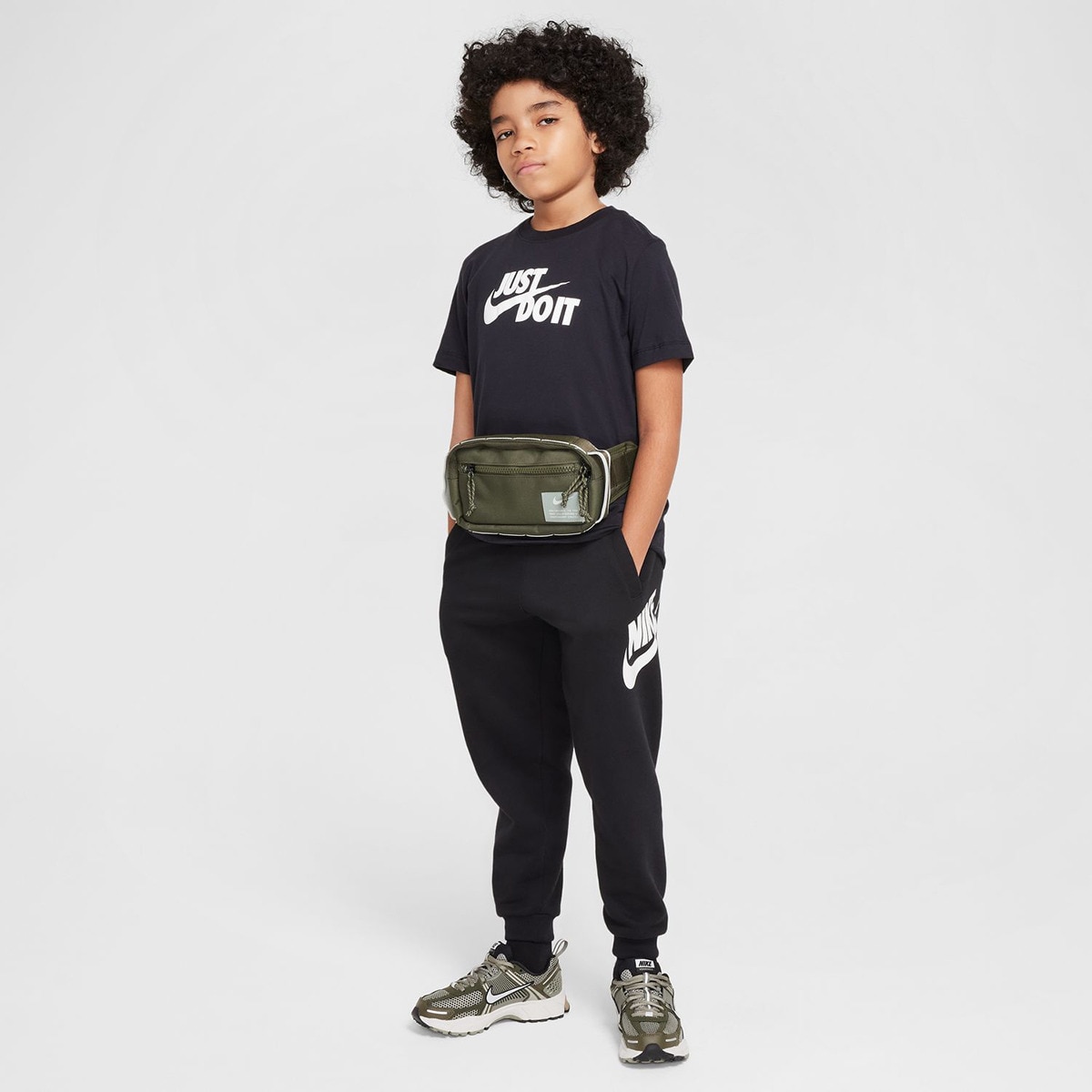 T-shirt de menino Sportswear Nike Preto-5