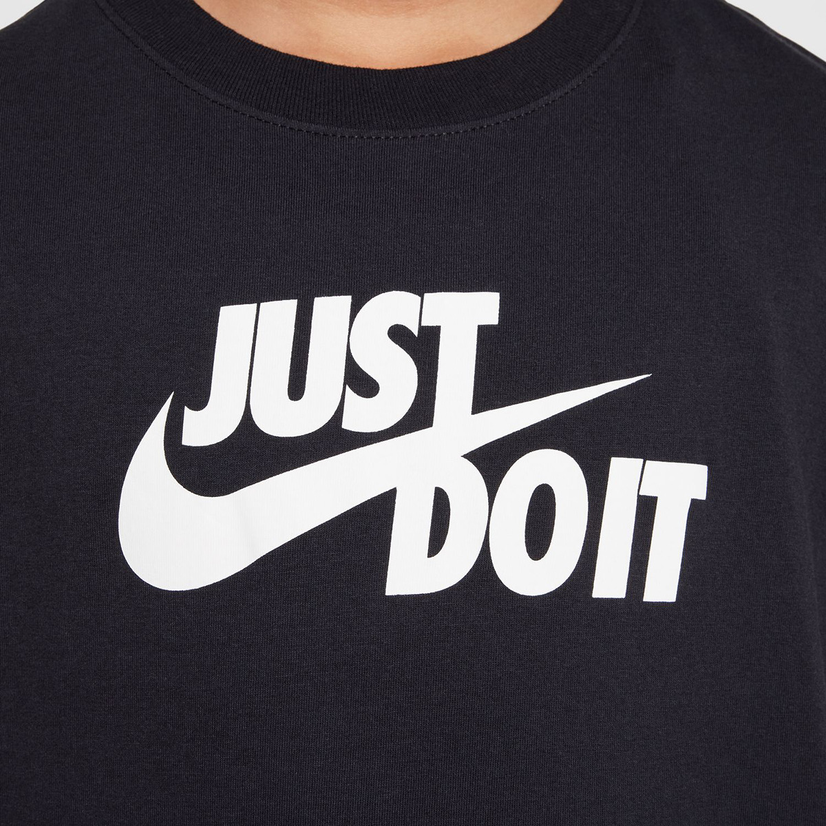 T-shirt de menino Sportswear Nike Preto-4