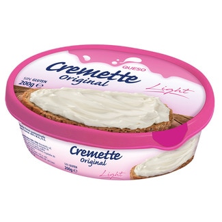 Queijo Creme Light unidade 200 g - Cremette