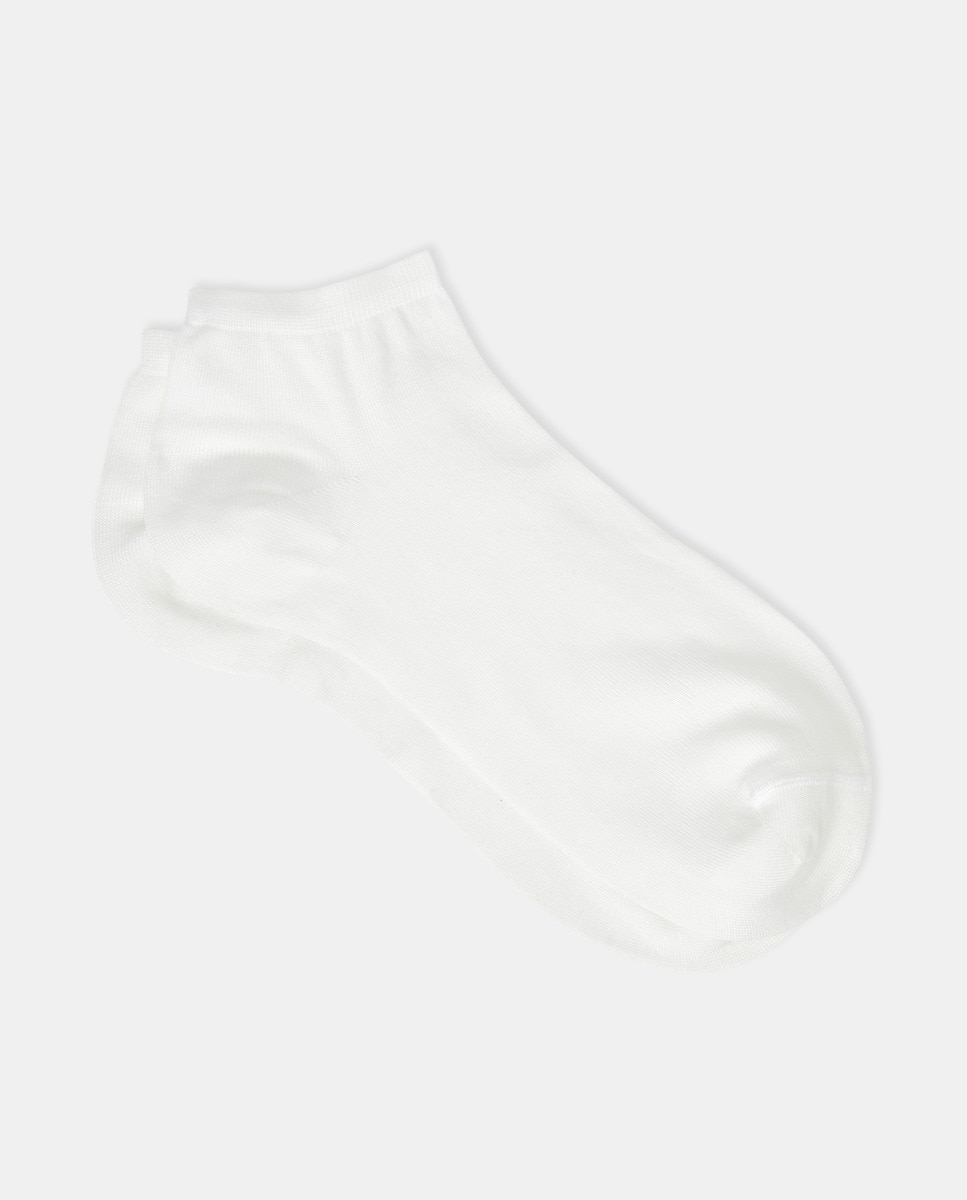 Imagen 0 de Calcetines tobilleros de hombre blancos
