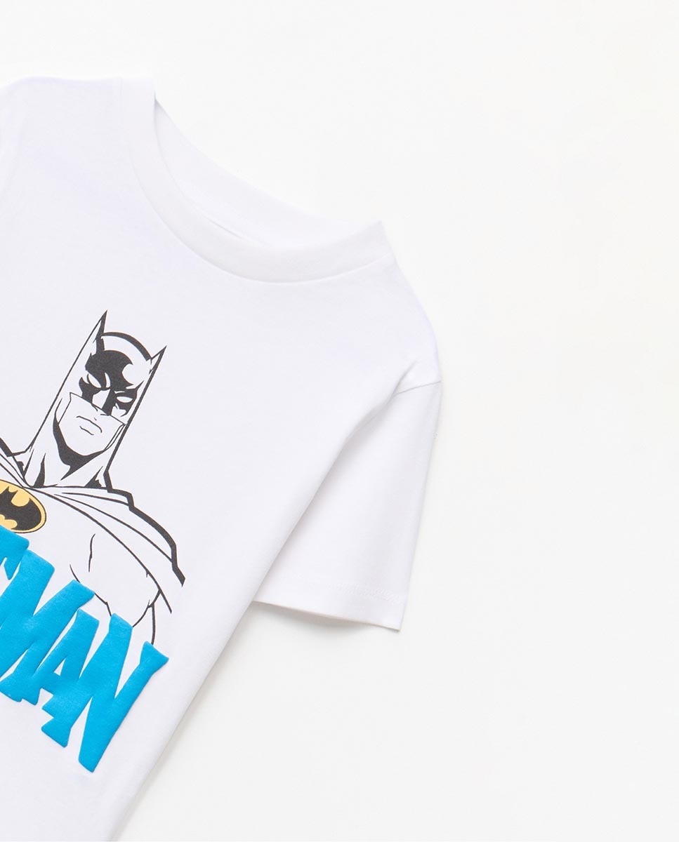 T-shirt Licença Batman Branco-3