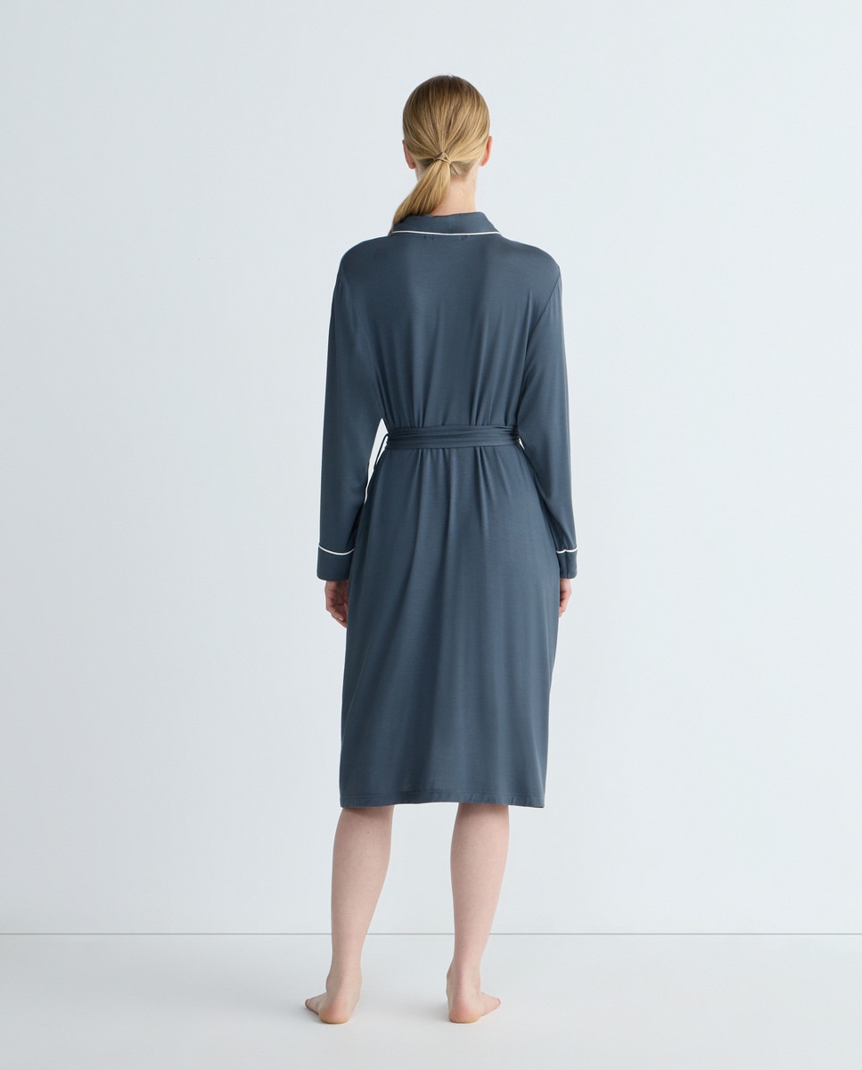 Bata Solapa Mujer 430 Azul oscuro-2