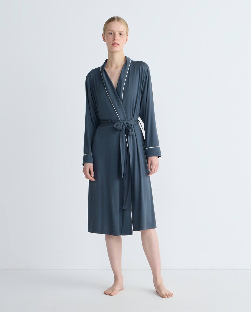 Bata Solapa Mujer 430 Azul oscuro-1