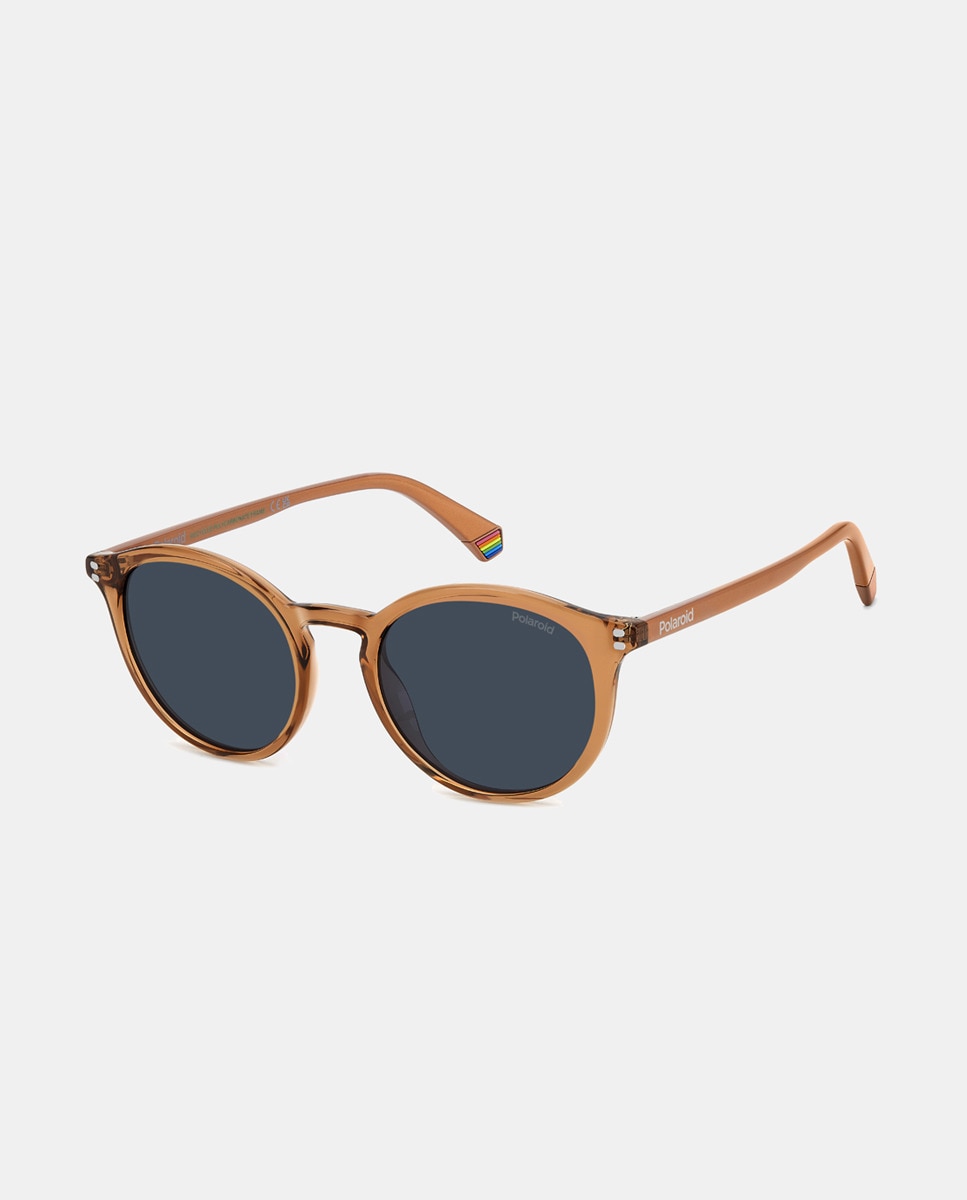 Gafa de sol unisex ovalada en poliamida con lente polarizada - Polaroid - Naranja Naranja-2