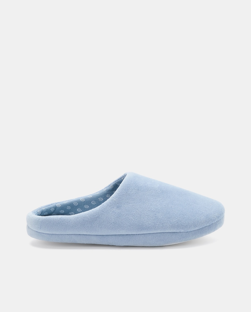 Zapatilla de mujer destalonada Azul marino-1