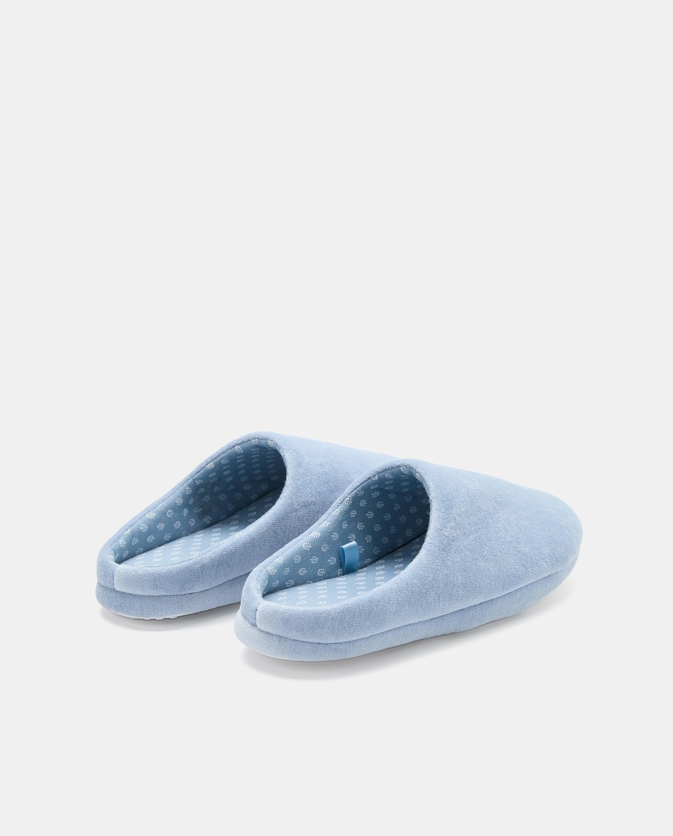 Zapatilla de mujer destalonada Azul marino-3