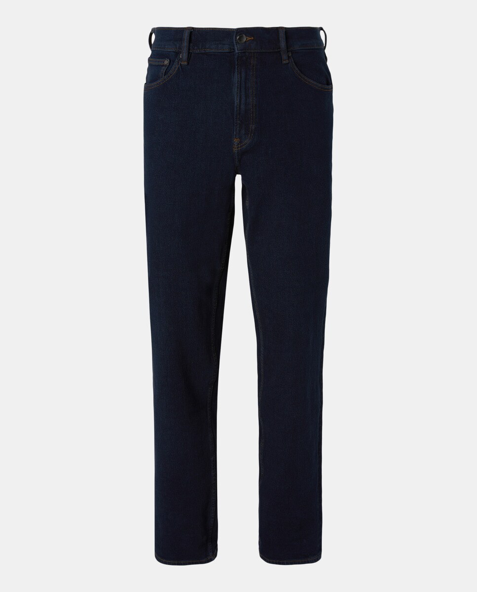 Jeans Straight - Azul Azul-índigo-4