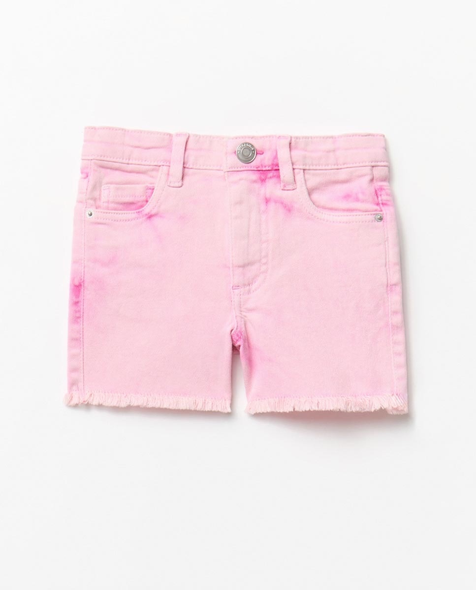 Calções Tie-Dye Rosa-1